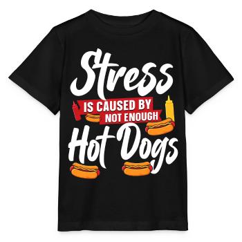 Le stress des adultes est causé par - T-shirt bio MINI CREATOR Stanley/Stella Enfant - noir - Devant - Mikhail (115cm)