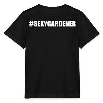 Hobby Jardinier Paysagiste Paysagiste - #SexyGarde - T-shirt bio MINI CREATOR Stanley/Stella Enfant - noir - Devant - Mikhail (115cm)