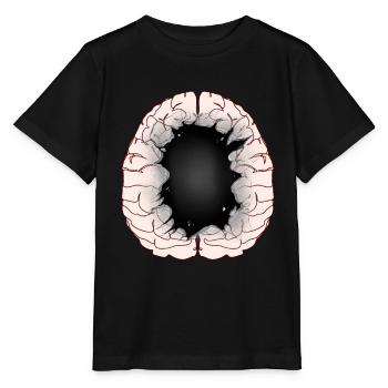 Cerveau Idiot Idiot Cerveau Intelligence - T-shirt bio MINI CREATOR Stanley/Stella Enfant - noir - Devant - Mikhail (115cm)
