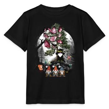 Conte de fées Conte de fées Personnage Gnome Sorcier Nain Enfant - T-shirt bio MINI CREATOR Stanley/Stella Enfant - noir - Devant - Mikhail (115cm)