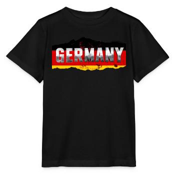 Allemagne Allemand Allemand GER Almanya Alemania - T-shirt bio MINI CREATOR Stanley/Stella Enfant - noir - Devant - Mikhail (115cm)