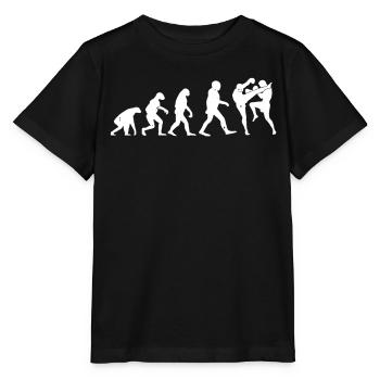 Muay Thai Evolution Muay Thai Fighter Thai Boxing - Stanley/Stella Kinder T-Shirt MINI CREATOR  - Schwarz - Vorne - Mikhail (115cm)