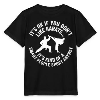 Karate Sayings Karate Quotes Karate - Stanley/Stella MINI CREATOR Kids’ T-Shirt - black - Front - Mikhail (115cm)