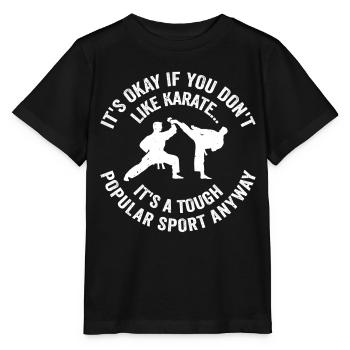 Karate Sayings Karate Quotes Karate - Stanley/Stella MINI CREATOR Kids’ T-Shirt - black - Front - Mikhail (115cm)