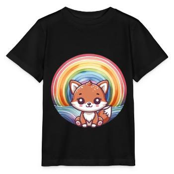 Renard Renards Enfants Enfant - T-shirt bio MINI CREATOR Stanley/Stella Enfant - noir - Devant - Mikhail (115cm)