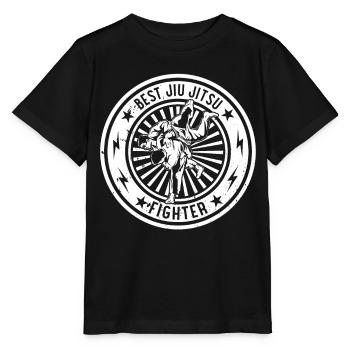 Best Jiu Jitsu Fighter - Brazilian Jiu Jitsu Fight - Stanley/Stella Kinder T-Shirt MINI CREATOR  - Schwarz - Vorne - Mikhail (115cm)