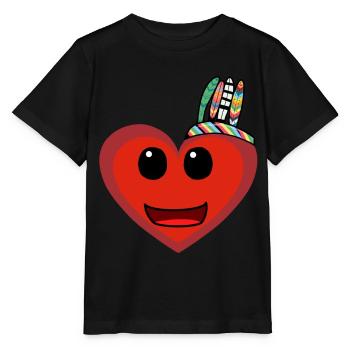 Wild West Heart Hearts Chamans Chamans - T-shirt bio MINI CREATOR Stanley/Stella Enfant - noir - Devant - Mikhail (115cm)