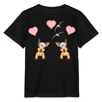 Marins Kangoru Marins Marins Ahoy Enfant - T-shirt bio MINI CREATOR Stanley/Stella Enfant - noir - Devant - Mikhail (115cm)