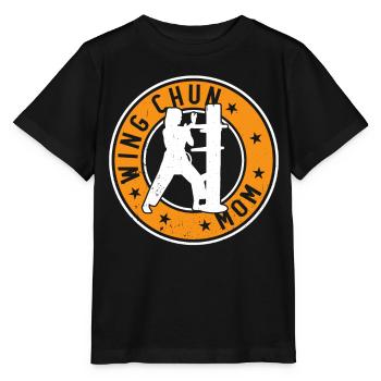 Wing Chun Mom Wing Chun Fighter - Stanley/Stella MINI CREATOR Kids’ T-Shirt - black - Front - Mikhail (115cm)