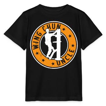 Wing Chun Uncle Wing Chun Fighter - Stanley/Stella MINI CREATOR Kids’ T-Shirt - black - Front - Mikhail (115cm)