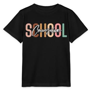 Conseiller scolaire Conseiller scolaire - T-shirt bio MINI CREATOR Stanley/Stella Enfant - noir - Devant - Mikhail (115cm)