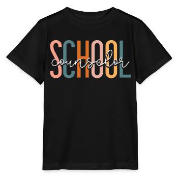 Conseiller scolaire Conseiller scolaire - T-shirt bio MINI CREATOR Stanley/Stella Enfant - noir - Devant - Mikhail (115cm)
