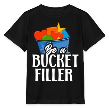 School Counselor Be A Bucket - Stanley/Stella MINI CREATOR Kids’ T-Shirt - black - Front - Mikhail (115cm)