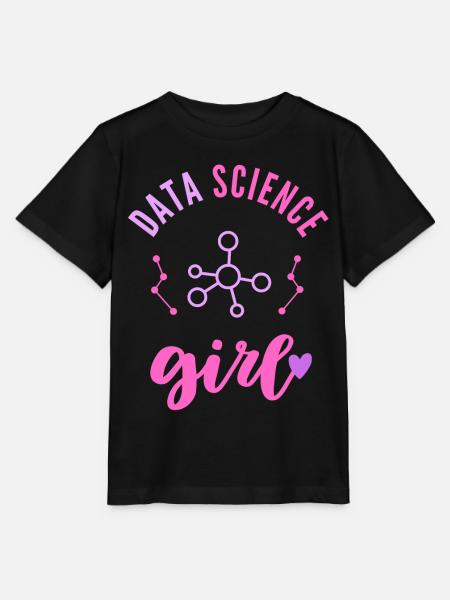 Data Science Mädchen Frau - Stanley/Stella Kinder T-Shirt MINI CREATOR  - Schwarz