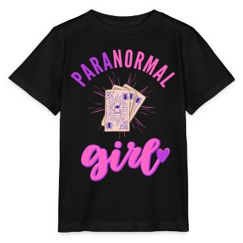 Paranormal Girl Ghost Hunter Untersuchung - Stanley/Stella Kinder T-Shirt MINI CREATOR  - Schwarz - Vorne - Mikhail (115cm)