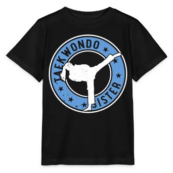 Taekwondo Sœur Taekwondo Combattant Taekwondo - T-shirt bio MINI CREATOR Stanley/Stella Enfant - noir - Devant - Mikhail (115cm)