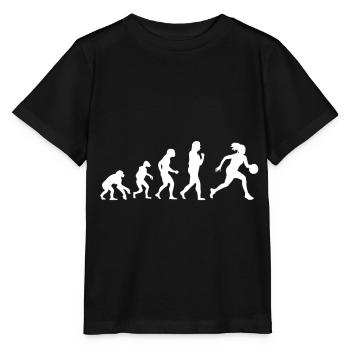 Basketball Tshirt B-Ball Dunking Rebound Spieler - Stanley/Stella Kinder T-Shirt MINI CREATOR  - Schwarz - Vorne - Mikhail (115cm)