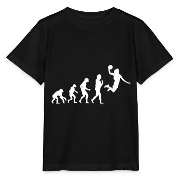 Basketball Tshirt B-Ball Dunking Rebound Spieler - Stanley/Stella Kinder T-Shirt MINI CREATOR  - Schwarz - Vorne - Mikhail (115cm)