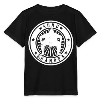 Sumo Grandpa Sumo Wrestler Sumo Grandpa - Stanley/Stella MINI CREATOR Kids’ T-Shirt - black - Front - Mikhail (115cm)