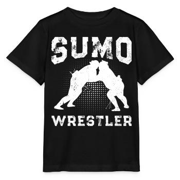 Lutte Sumo Combattant de Sumo Lutteur de sumo - T-shirt bio MINI CREATOR Stanley/Stella Enfant - noir - Devant - Mikhail (115cm)