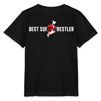 Sumo Fighter Sumo Wrestling - Meilleur lutteur de sumo - T-shirt bio MINI CREATOR Stanley/Stella Enfant - noir - Devant - Mikhail (115cm)