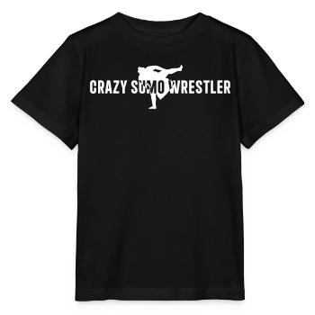 Lutteur de sumo fou - Sumo Fighter Sumo Wrestler - T-shirt bio MINI CREATOR Stanley/Stella Enfant - noir - Devant - Mikhail (115cm)