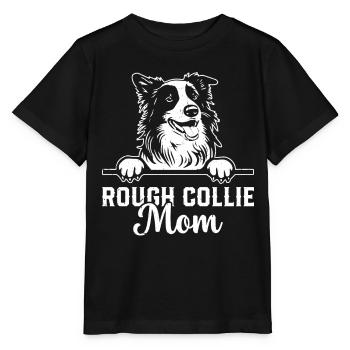 Rough Collie Mom Rough Collie Dog Lover Rough Coll - Stanley/Stella MINI CREATOR Kids’ T-Shirt - black - Front - Mikhail (115cm)