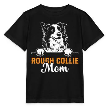 Rough Collie Mom Rough Collie Dog Lover Rough Coll - Stanley/Stella MINI CREATOR Kids’ T-Shirt - black - Front - Mikhail (115cm)