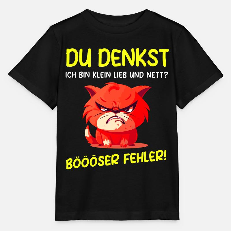 Fuchs Tshirt Lustig Witzig Humor Sarkasmus Büro - Stanley/Stella Kinder T-Shirt MINI CREATOR - Schwarz