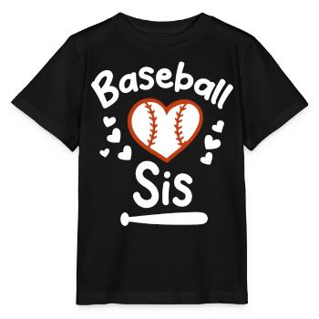 Baseball Sports Baseball Player Pitcher Catcher USA - Stanley/Stella MINI CREATOR Kids’ T-Shirt - black - Front - Mikhail (115cm)