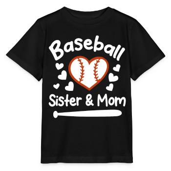 Baseball Sports Baseball Player Pitcher Catcher USA - Stanley/Stella MINI CREATOR Kids’ T-Shirt - black - Front - Mikhail (115cm)