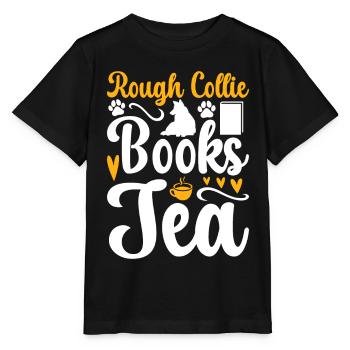 Rough Collie Books Tea - Rough Collie - Stanley/Stella MINI CREATOR Kids’ T-Shirt - black - Front - Mikhail (115cm)