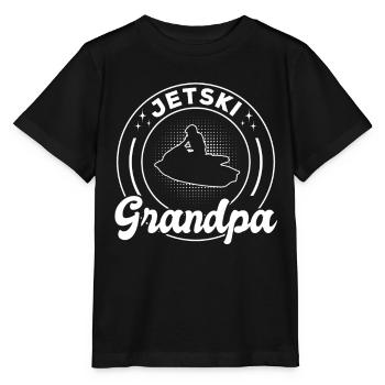 Jetski Grandpa Jetski Driver Jetski Grandpa Jetski - Stanley/Stella Kinder T-Shirt MINI CREATOR  - Schwarz - Vorne - Mikhail (115cm)