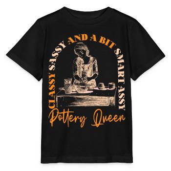 Pottery Ceramics Artist Classy - Stanley/Stella MINI CREATOR Kids’ T-Shirt - black - Front - Mikhail (115cm)