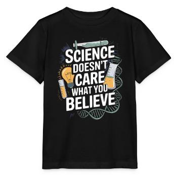 Science, recherche et athées Proverbes - T-shirt bio MINI CREATOR Stanley/Stella Enfant - noir - Devant - Mikhail (115cm)