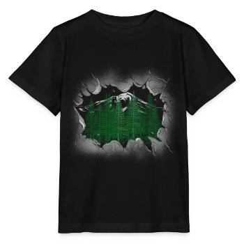 Forêt Épicéa Conifères Forêt Nature Arbres Arbre - T-shirt bio MINI CREATOR Stanley/Stella Enfant - noir - Devant - Mikhail (115cm)