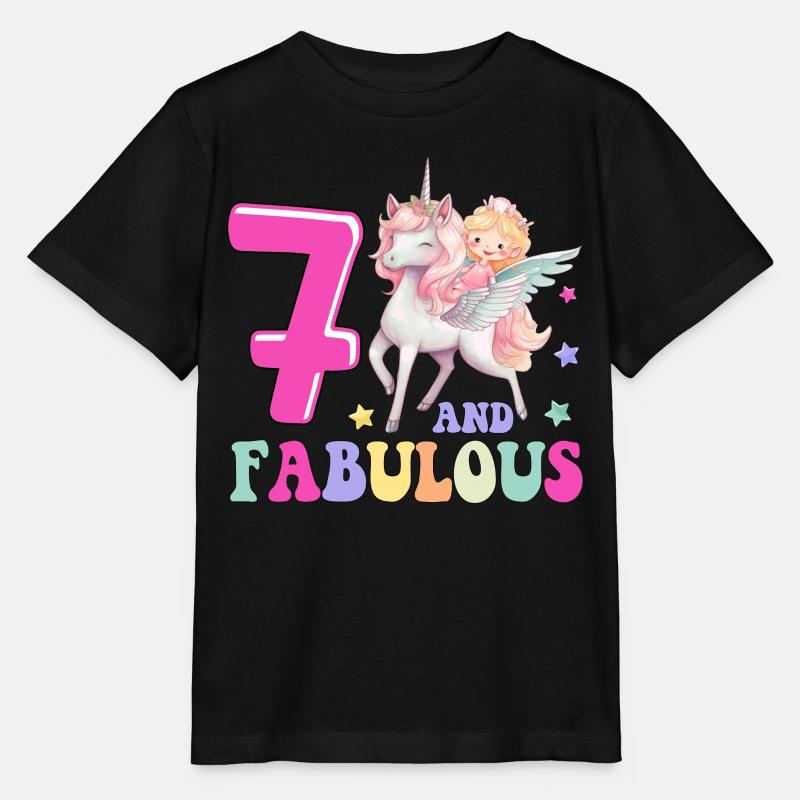 7 Et fabuleux - T-shirt bio MINI CREATOR Stanley/Stella Enfant - noir