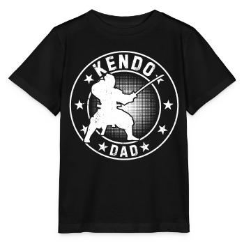 Kendo Combattant Papa Kendo Lutteur Kendo Papa - T-shirt bio MINI CREATOR Stanley/Stella Enfant - noir - Devant - Mikhail (115cm)