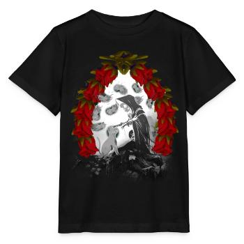 Conte de fées Conte de fées Personnage Fantôme Halloween Chats Chat - T-shirt bio MINI CREATOR Stanley/Stella Enfant - noir - Devant - Mikhail (115cm)