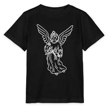Christmas Angel Angel Angel Christmas Xmas - Stanley/Stella MINI CREATOR Kids’ T-Shirt - black - Front - Mikhail (115cm)