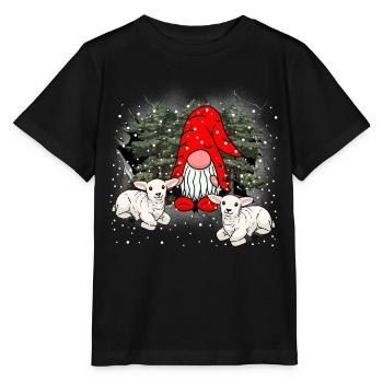 Conte de fées d’hiver nain nains personnage de conte de fées Noël - T-shirt bio MINI CREATOR Stanley/Stella Enfant - noir - Devant - Mikhail (115cm)