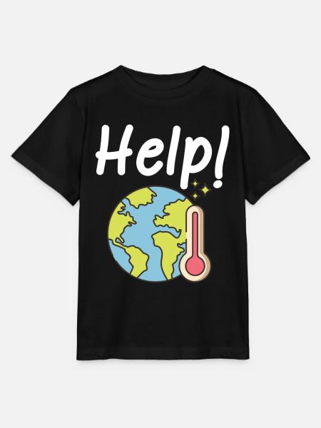 Klimawandel Klimaschutz - Stanley/Stella Kinder T-Shirt MINI CREATOR - Schwarz