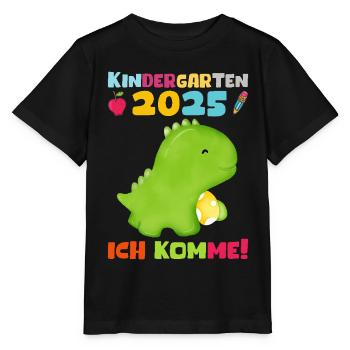 kiKindergarten 2025 Kids Gift Kita 2025 Décoration - T-shirt bio MINI CREATOR Stanley/Stella Enfant - noir - Devant - Mikhail (115cm)