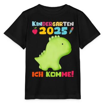 kiKindergarten 2025 Kids Gift Kita 2025 Décoration - T-shirt bio MINI CREATOR Stanley/Stella Enfant - noir - Devant - Mikhail (115cm)