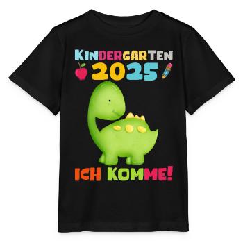 kiKindergarten 2025 Kids Gift Kita 2025 Décoration - T-shirt bio MINI CREATOR Stanley/Stella Enfant - noir - Devant - Mikhail (115cm)