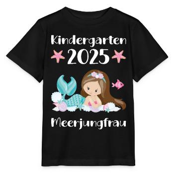 kiKindergarten 2025 Girls Gift Kita 2025 Dek - Stanley/Stella MINI CREATOR Kids’ T-Shirt - black - Front - Mikhail (115cm)