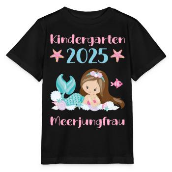 kiKindergarten 2025 Girls Gift Kita 2025 Dek - Stanley/Stella MINI CREATOR Kids’ T-Shirt - black - Front - Mikhail (115cm)