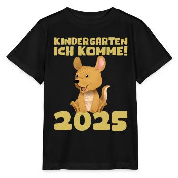 kiKindergarten 2025 Kids Gift Kita 2025 Décoration - T-shirt bio MINI CREATOR Stanley/Stella Enfant - noir - Devant - Mikhail (115cm)