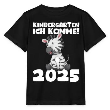kiKindergarten 2025 Kids Gift Kita 2025 Décoration - T-shirt bio MINI CREATOR Stanley/Stella Enfant - noir - Devant - Mikhail (115cm)