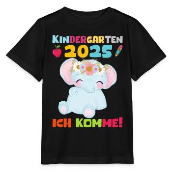 kiKindergarten 2025 Kids Gift Kita 2025 Décoration - T-shirt bio MINI CREATOR Stanley/Stella Enfant - noir - Devant - Mikhail (115cm)